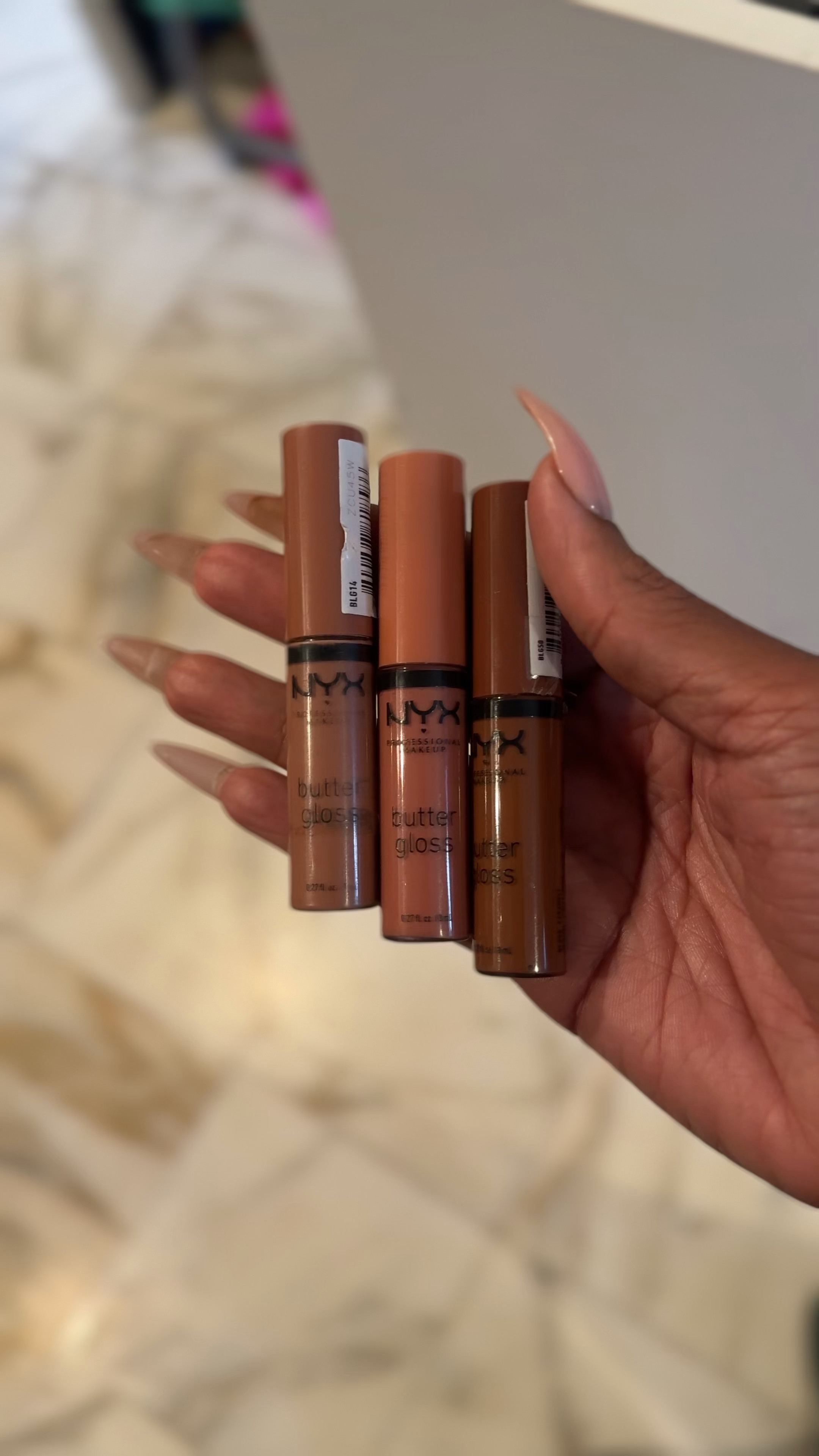 NYX Butter Gloss is an obsession for me. They have so many colors and the lip gloss is the perfect mixture of pigment, moisture, gloss & shine.

#LTKGiftGuide #LTKBeauty #LTKFindsUnder50