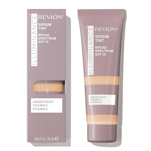 Revlon Illuminance Tinted Serum, Triple Hyaluronic Acid, Evens Out Skin Tone Over Time and Hydrates All Day, SPF 15, 209 Buff Beige, 0.94 fl oz. | Amazon (US)