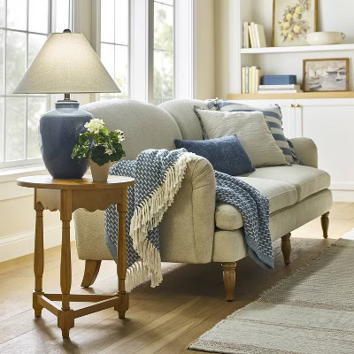 Large Ceramic Table Lamp Blue - Threshold™ designed with Studio McGee | Target