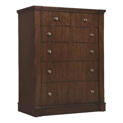 Hooker Archives Seven-Drawer Chest in Dark Natural Wood Finish Furnishings | Amazon (US)