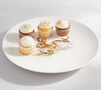 Pasture Bunny Serving Platter | Pottery Barn (US)
