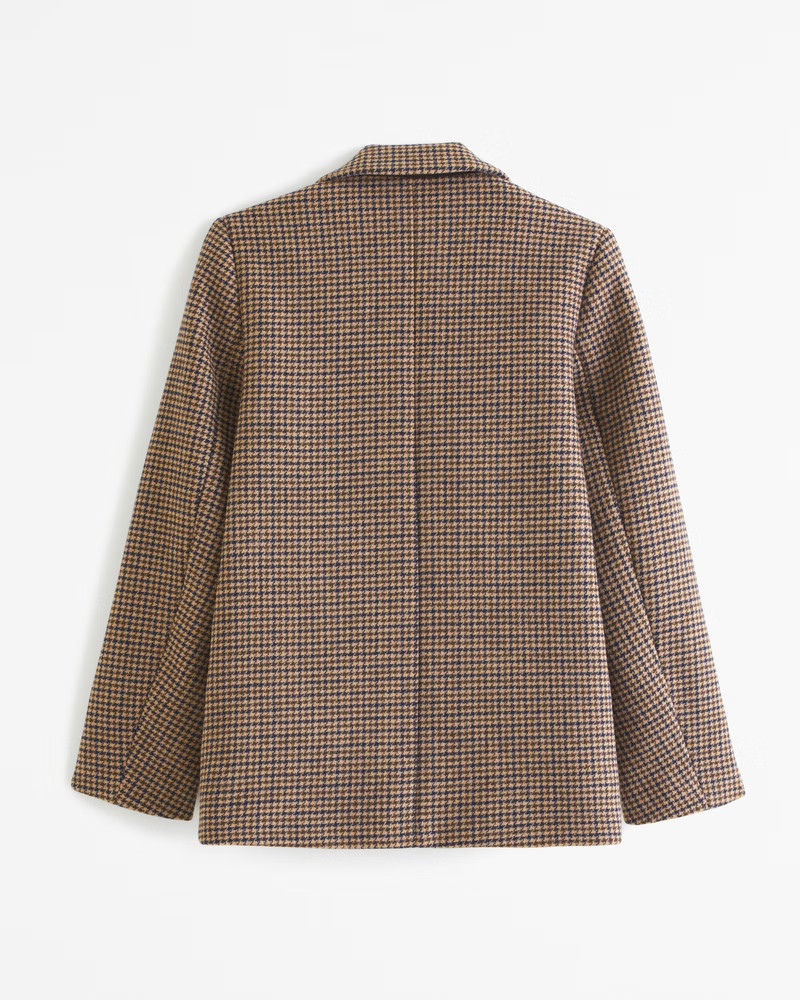 Heavyweight Wool-Blend Blazer Coat | Abercrombie & Fitch (US)