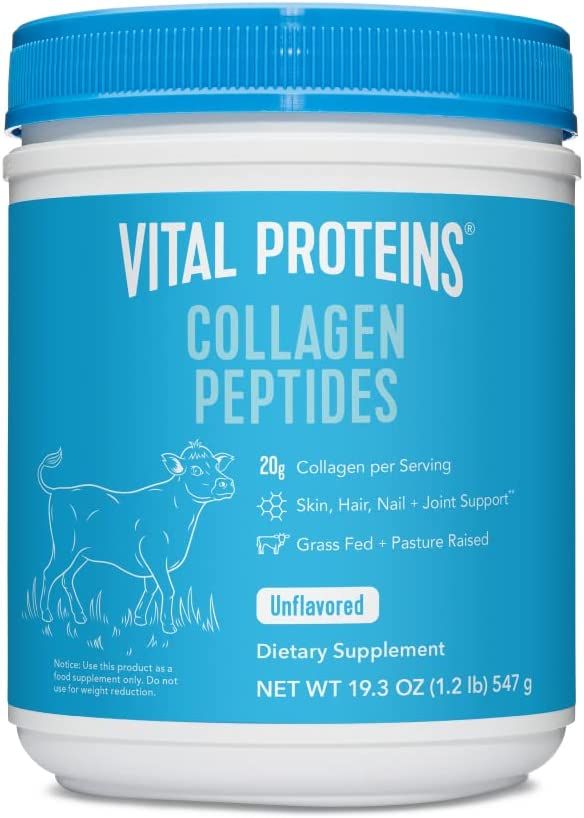 Vital Proteins Collagen Peptides Powder, Promotes Hair, Nail, Skin, Bone and Joint Health, Unflav... | Amazon (US)