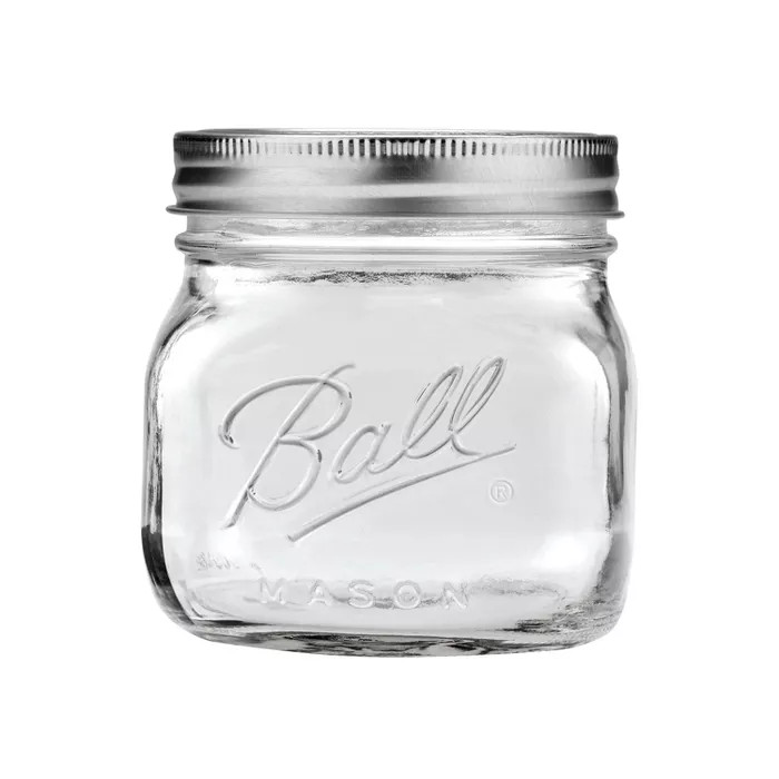 Ball 4ct 16oz Collection Elite Glass Mason Jar with Lid and Band - Wide Mouth | Target