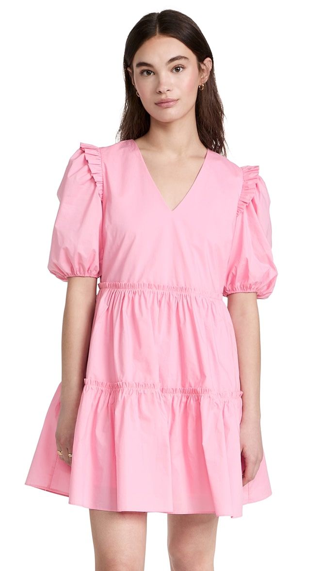Ruffle Puff Sleeve Mini Dress | Shopbop