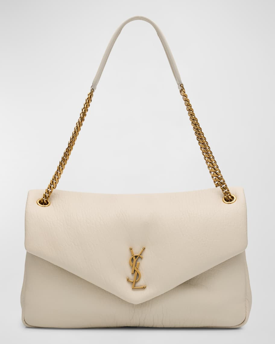 Calypso Large YSL Shoulder Bag in Leather | Neiman Marcus