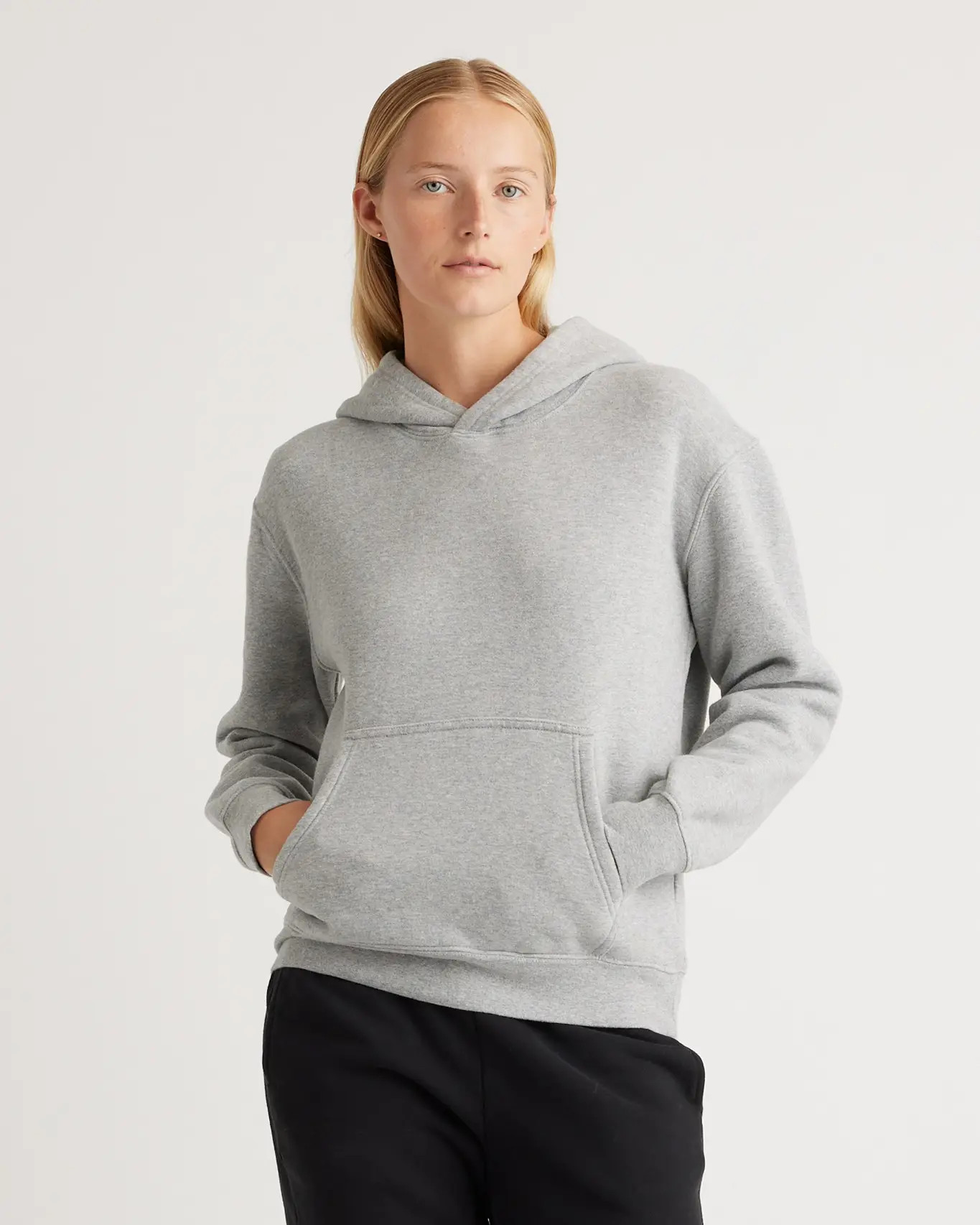 Organic Heavyweight Fleece Boyfriend Hoodie | Quince