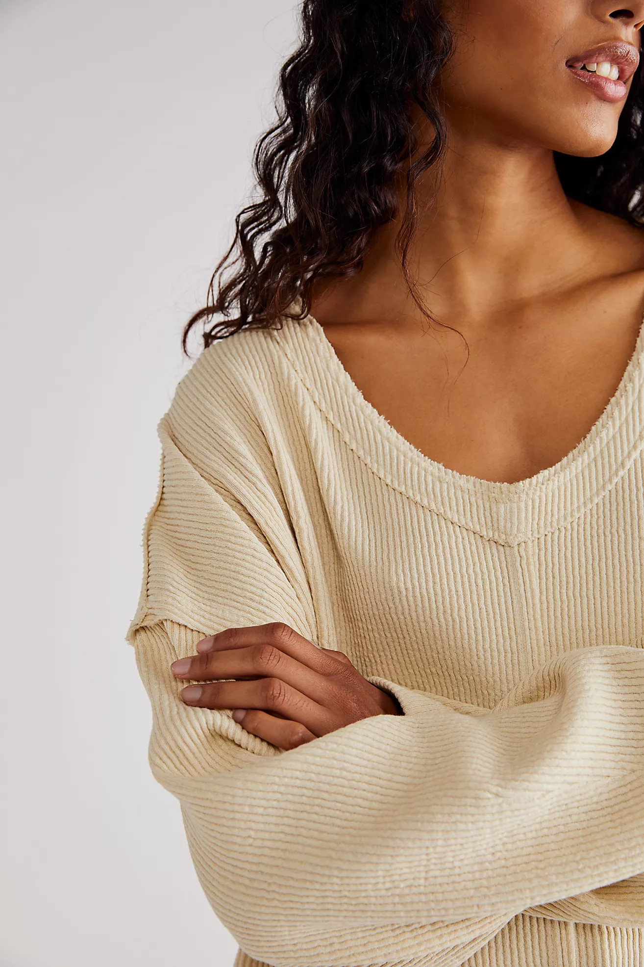 Easy V Sweatshirt | Free People (Global - UK&FR Excluded)