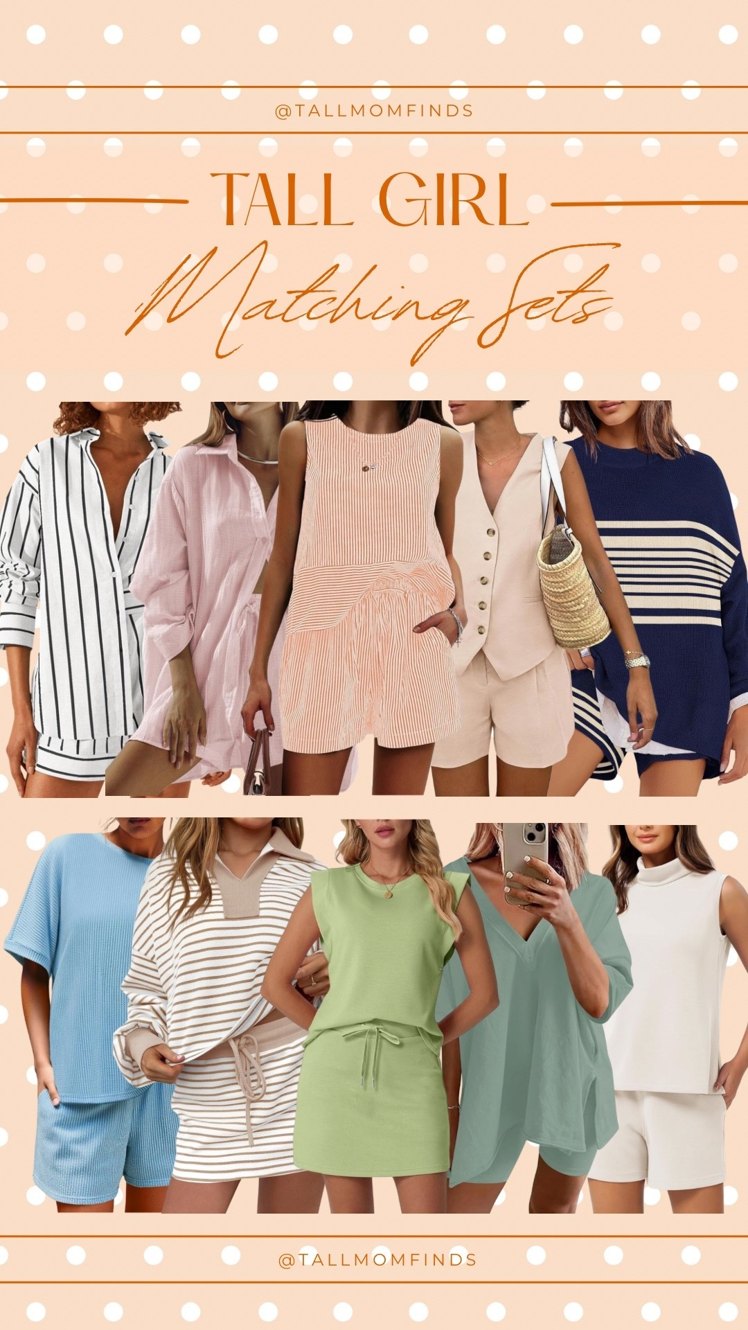 tall matching sets, tall two piece outfits, tall co ord set, tall lounge set, tall sweat set, tall summer set, tall knit set, tall wide leg set, tall crop top set, tall outfit ideas

#LTKMidsize #LTKSeasonal #LTKTall