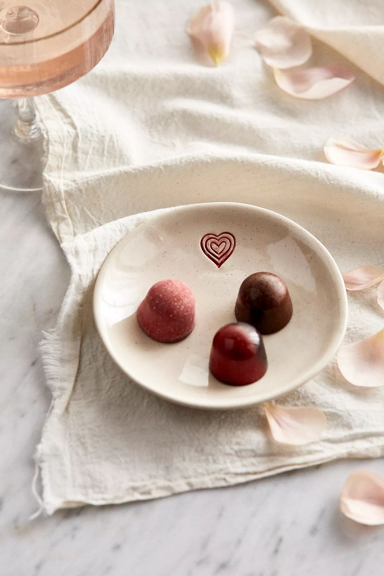 Ring of Hearts Ceramic Dish | Anthropologie (US)