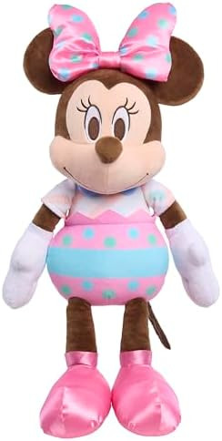 Disney Minnie Mouse Easter Large Plush, 19-inch Stuffed Toy with Embroidered Details, Cute Spring... | Amazon (US)