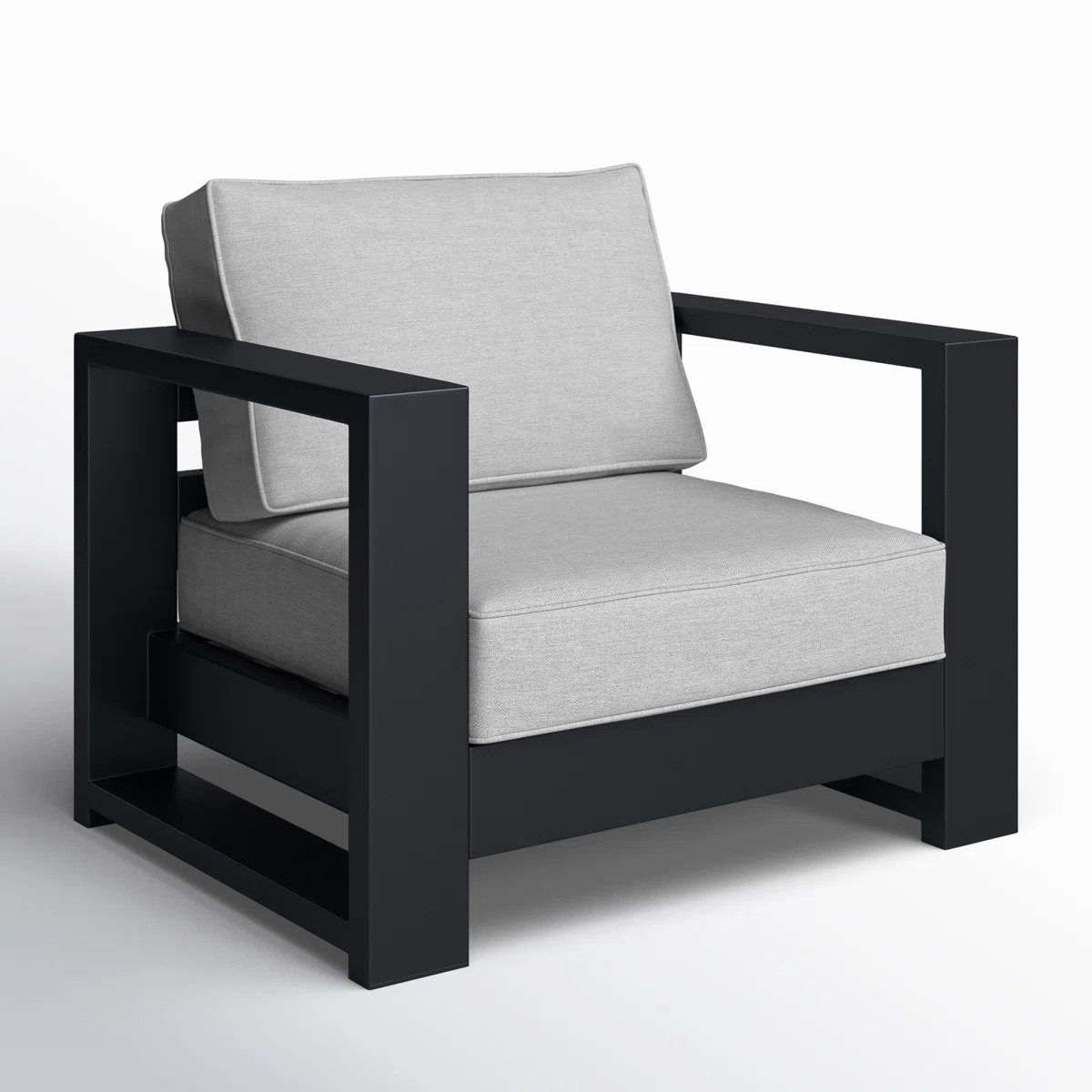 Hoyt 37.40” Outdoor Aluminum Armchair | Wayfair North America