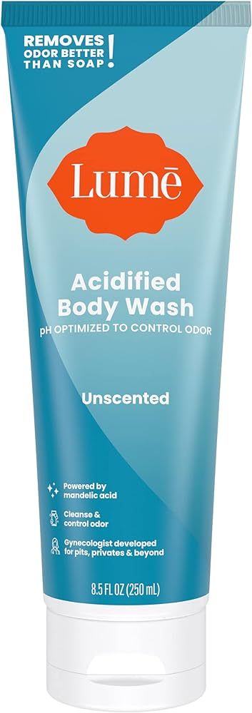 Lume Acidified Body Wash - 24 Hour Odor Control - Removes Odor Better than Soap - Moisturizing Fo... | Amazon (US)