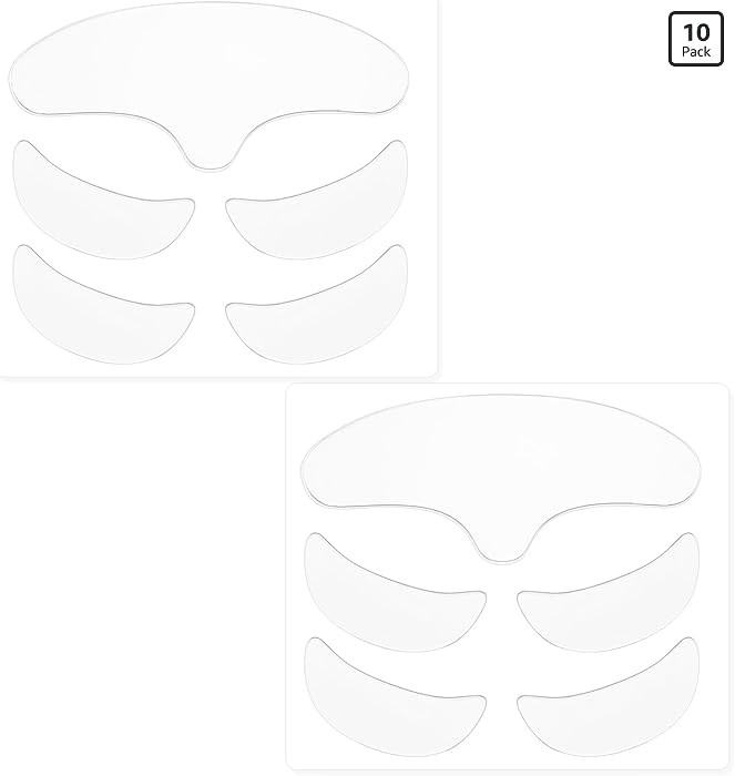 10 Pcs Forehead Wrinkles Patches Reusable Anti Wrinkle Patches Wrinkle Remover Mask Silicone Face... | Amazon (US)