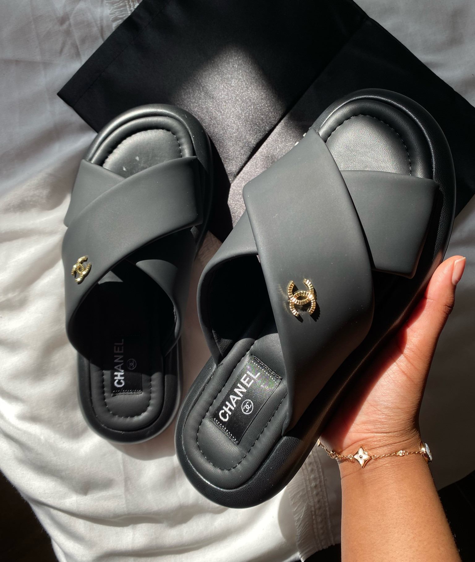 Chanel Black Sandal | Summer Travel Poolside Sandals#LTKFind

#LTKSeasonal #LTKshoecrush
