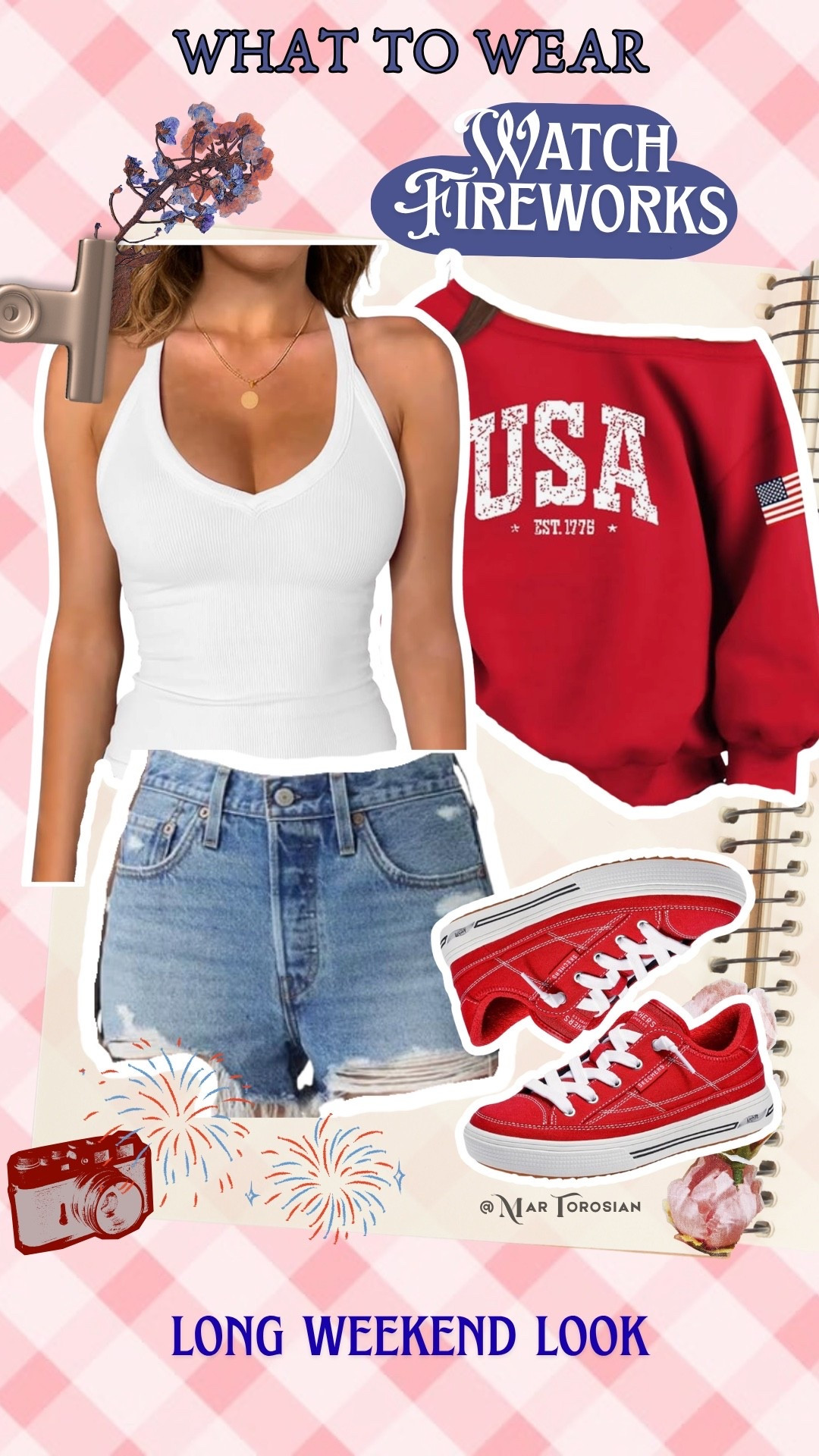 Long weekend look! What to wear to watch the firework show

#LTKootd #LTKSeasonal #LTKMidsize