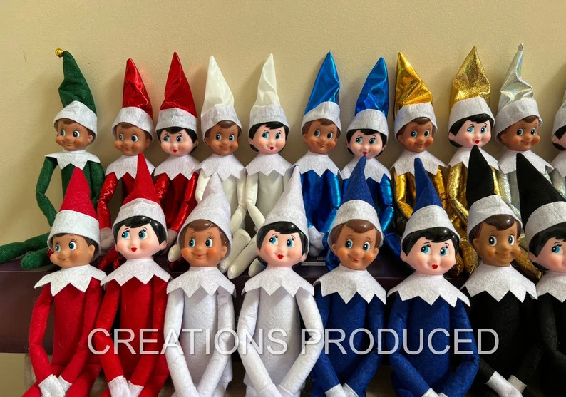 Multicolored Elf Dolls Limbs Are Bendable but Not Poseable or - Etsy | Etsy (US)