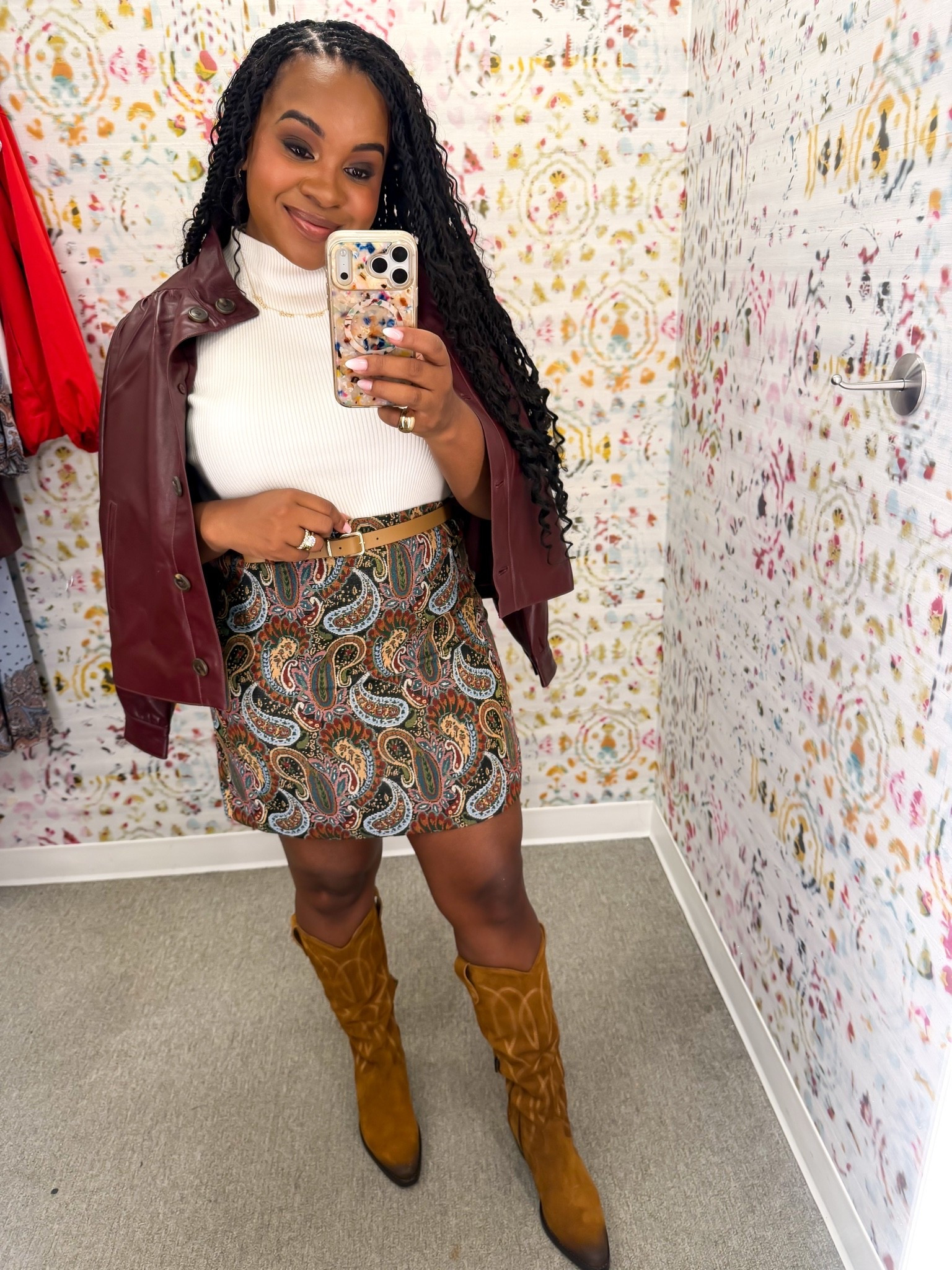 This skirt has such a beautiful pattern! On sale for $60👏🏾

#LTKSaleAlert #LTKMidsize #LTKSeasonal