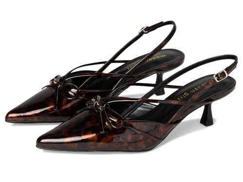 Madden Girl Women's Viixen Sling-Back Kitten Heel, Tortoise, 11 | Amazon (US)