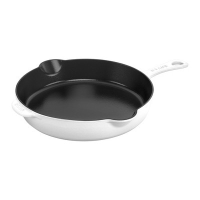 Staub Cast Iron 11-inch Traditional Skillet - White | Target