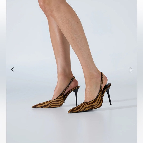 Tony Bianco IVY slingback heels in Brown Zebra US 10 | Poshmark