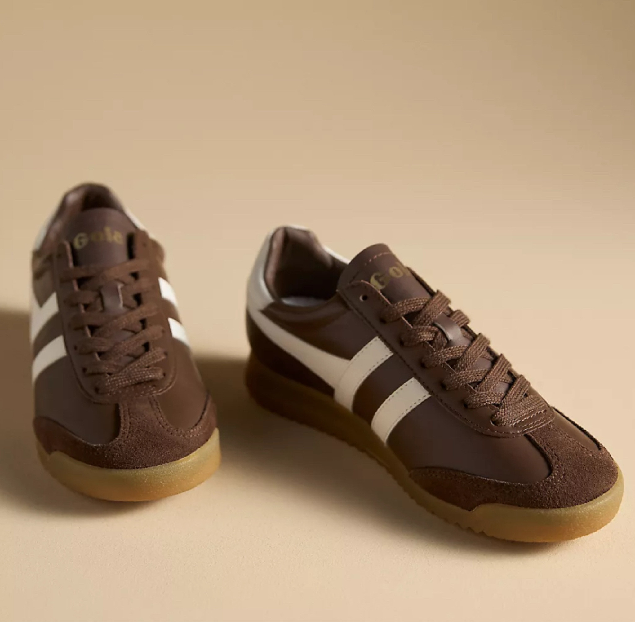 From the almond shape of the toe to the integrated gum-toe bumper, these sporty, retro sneakers by Gola are an ode to the '80s.



#LTKSaleAlert #LTKGiftGuide