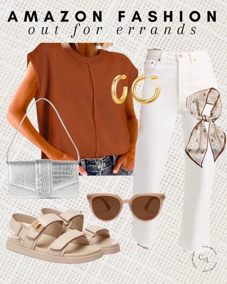 Amazon fashion finds for running errands✨ love the simplicity of this look! 

Jeans, top, blouse, hair scarf, silk scarf, handbag, purse, sunnies, sunglasses, sandals, gold jewelry. Hoop earrings, gold hoops, errands, casual fashion, Womens fashion, fashion, fashion finds, outfit, outfit inspiration, clothing, budget friendly fashion, summer fashion, spring fashion, wardrobe, fashion accessories, Amazon, Amazon fashion, Amazon must haves, Amazon finds, amazon favorites, Amazon essentials #amazon #amazonfashion



#LTKstyletip #LTKfindsunder50 #LTKmidsize