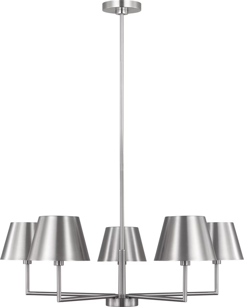 Ender Medium Chandelier Brushed NickelVisual Comfort | Visual Comfort