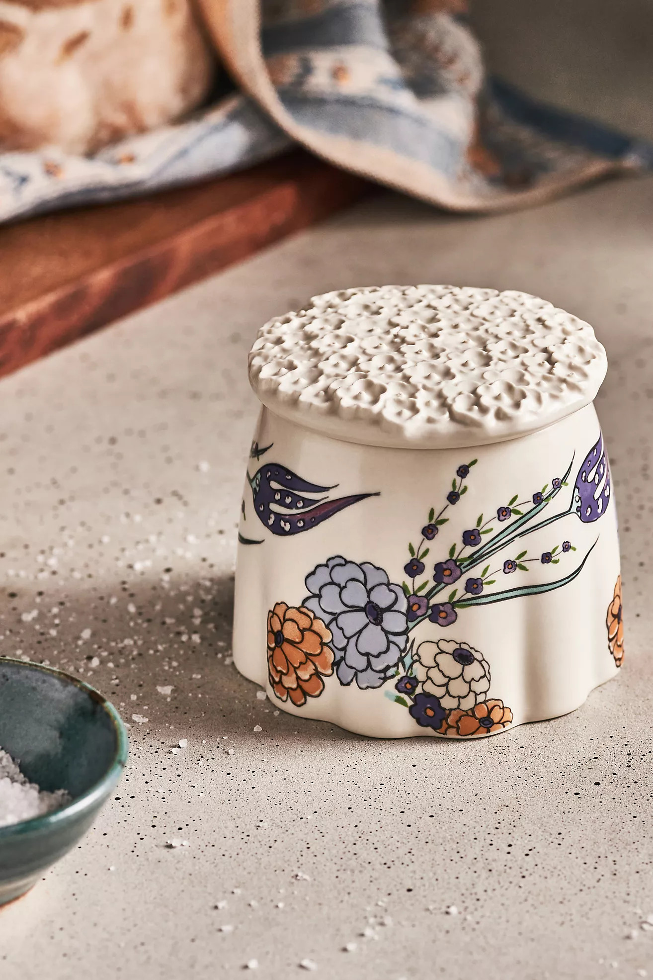 Turkuaz Kitchen Posy Butter Keeper | Anthropologie (US)