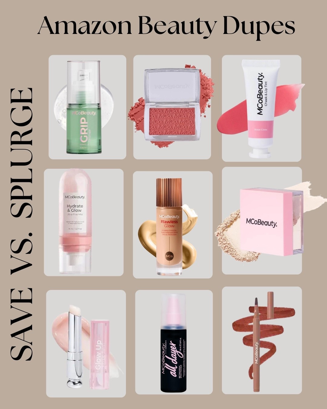 Amazon beauty dupes ✨ A few affordable finds that give that same luxe feel without the luxe price tag. Always fun finding a good beauty dupe.

Amazon beauty, beauty dupes, affordable beauty, Amazon finds, beauty finds, makeup dupes, skincare finds, beauty favorites

#LTKmorningroutine #LTKselfcare #LTKgrwm