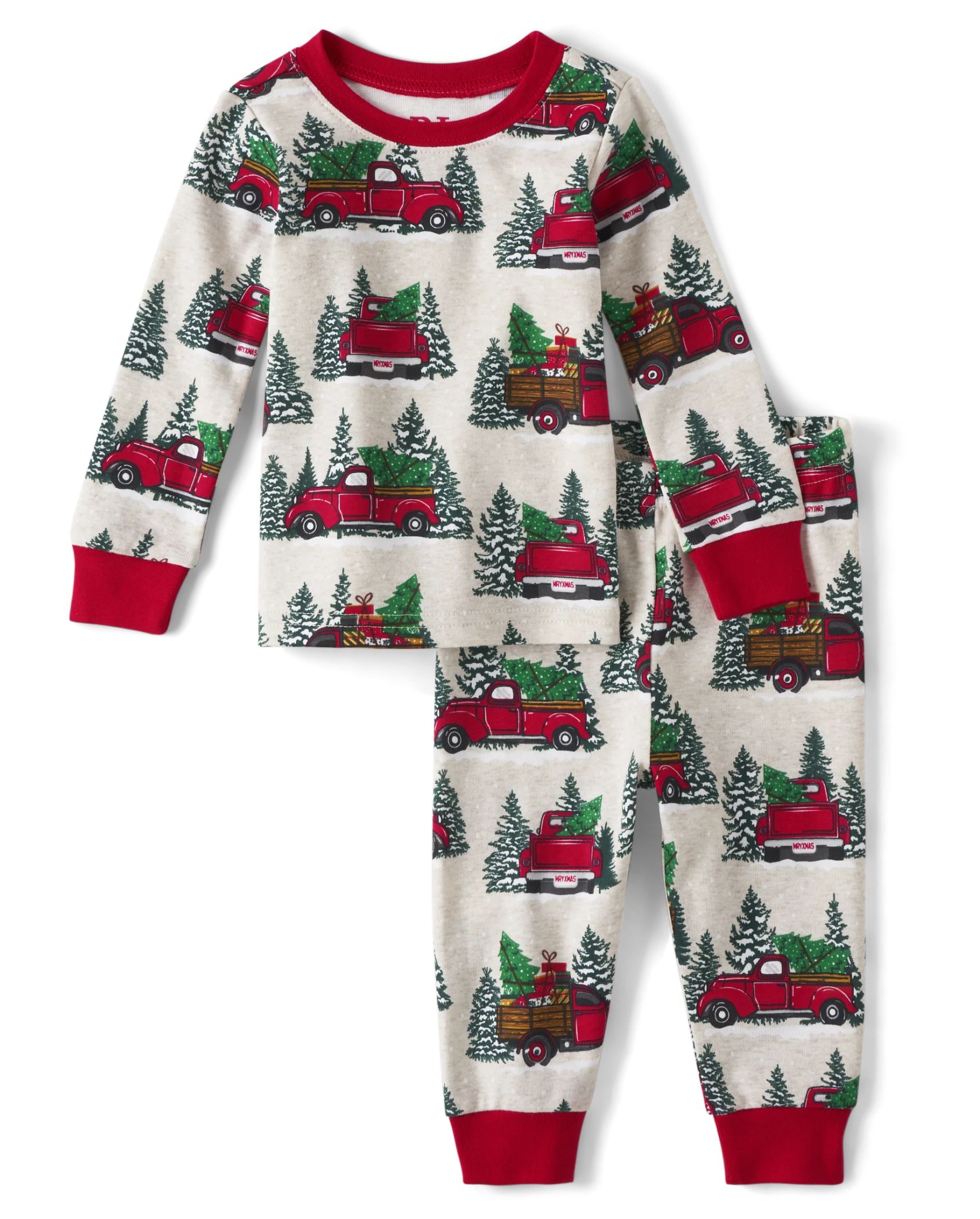 Unisex Baby And Toddler Matching Family Truck Snug Fit Cotton Pajamas - h/t vanilla | The Children's Place