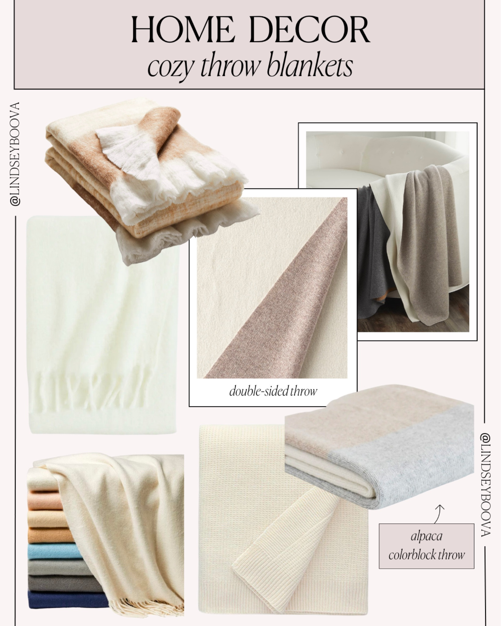Cozy and warm throw blankets for cool weather 

#LTKHoliday #LTKhome #LTKGiftGuide
