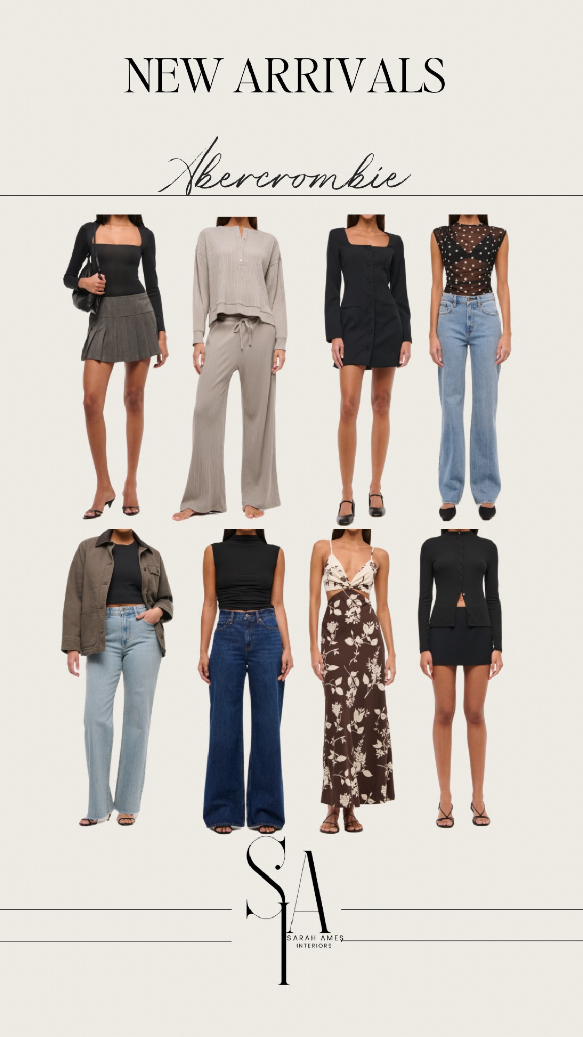 New arrivals in all styles, for women at Abercrombie !


#LTKStyleTip #LTKWorkwear #LTKFindsUnder100