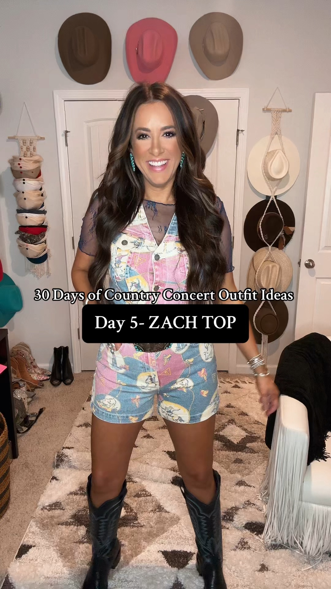 30 days of Country concert outfit ideas Zack top styling my new Tova, navy blue cowgirl boots

#LTKStyleTip #LTKBacktoSchool #LTKFindsUnder100