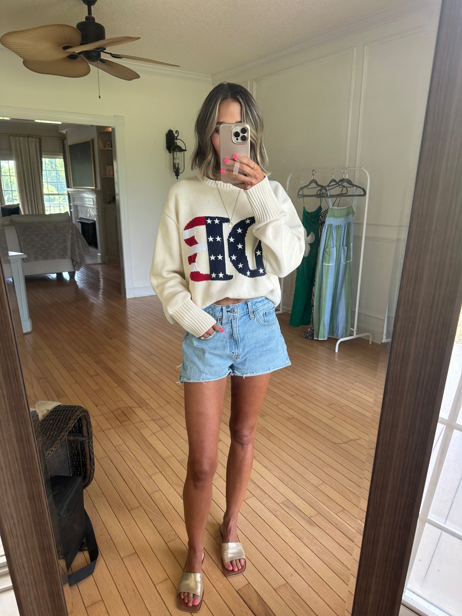 Newest sweater obsession in red, white, and blue! 

#LTKBeauty #LTKOver40 #LTKStyleTip