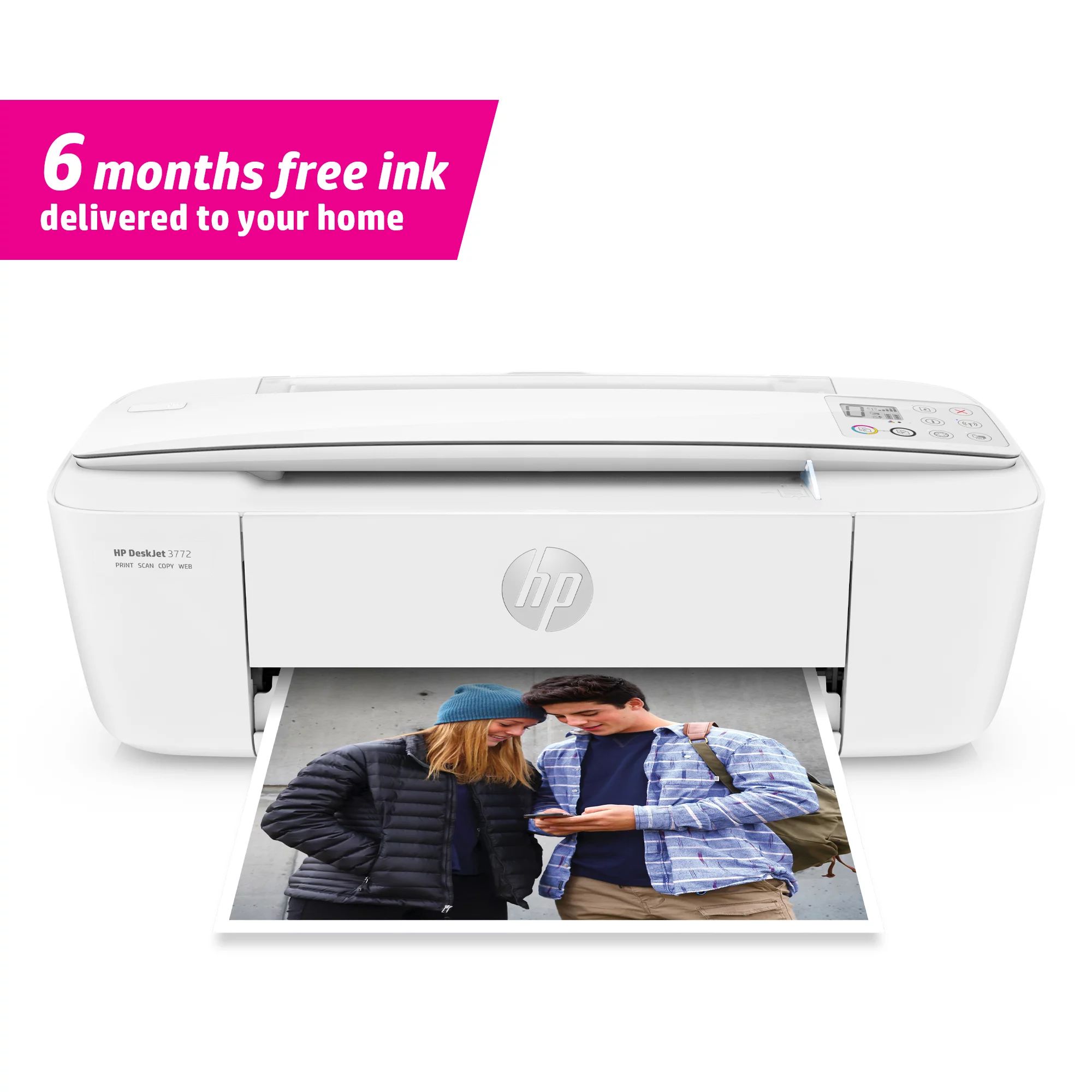 HP DeskJet 3772 All-in-One Wireless Color Inkjet Printer - Instant Ink Ready - Walmart.com | Walmart (US)