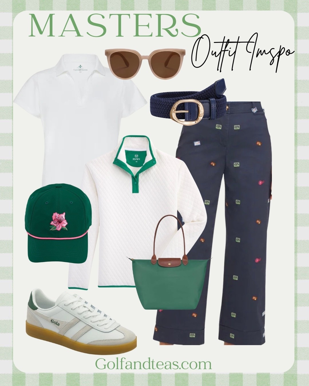 Let’s get ready for the Masters. These pants are so fun and perfect spectator pants for the tournament. They are a navy twill embroidered with little postage related details. So super cute! Make sure you bring a pullover for early mornings and late days, as it does get chilly  

#LTKActive #LTKTravel #LTKOver40