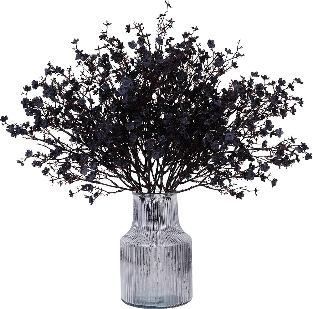 Dolicer 6 Pcs Babys Breath Artificial Flowers, 19.7'' Faux Fall Flowers, Real Touch Fake Gypsophi... | Amazon (US)