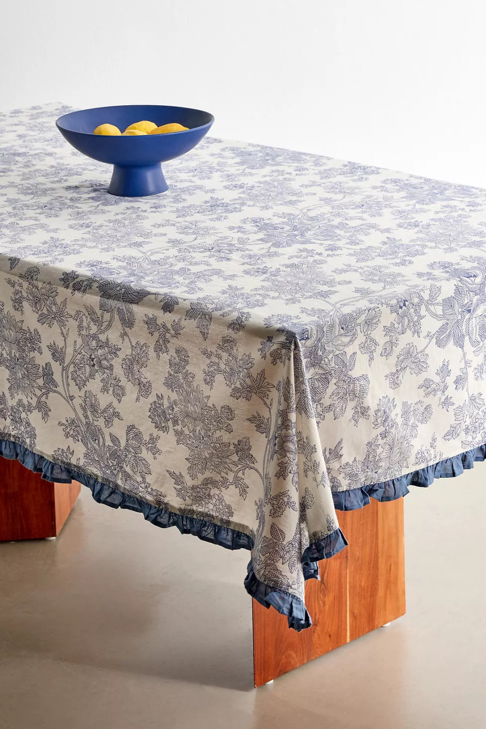 Printed Pattern Ruffle Edge Tablecloth | Urban Outfitters (US and RoW)