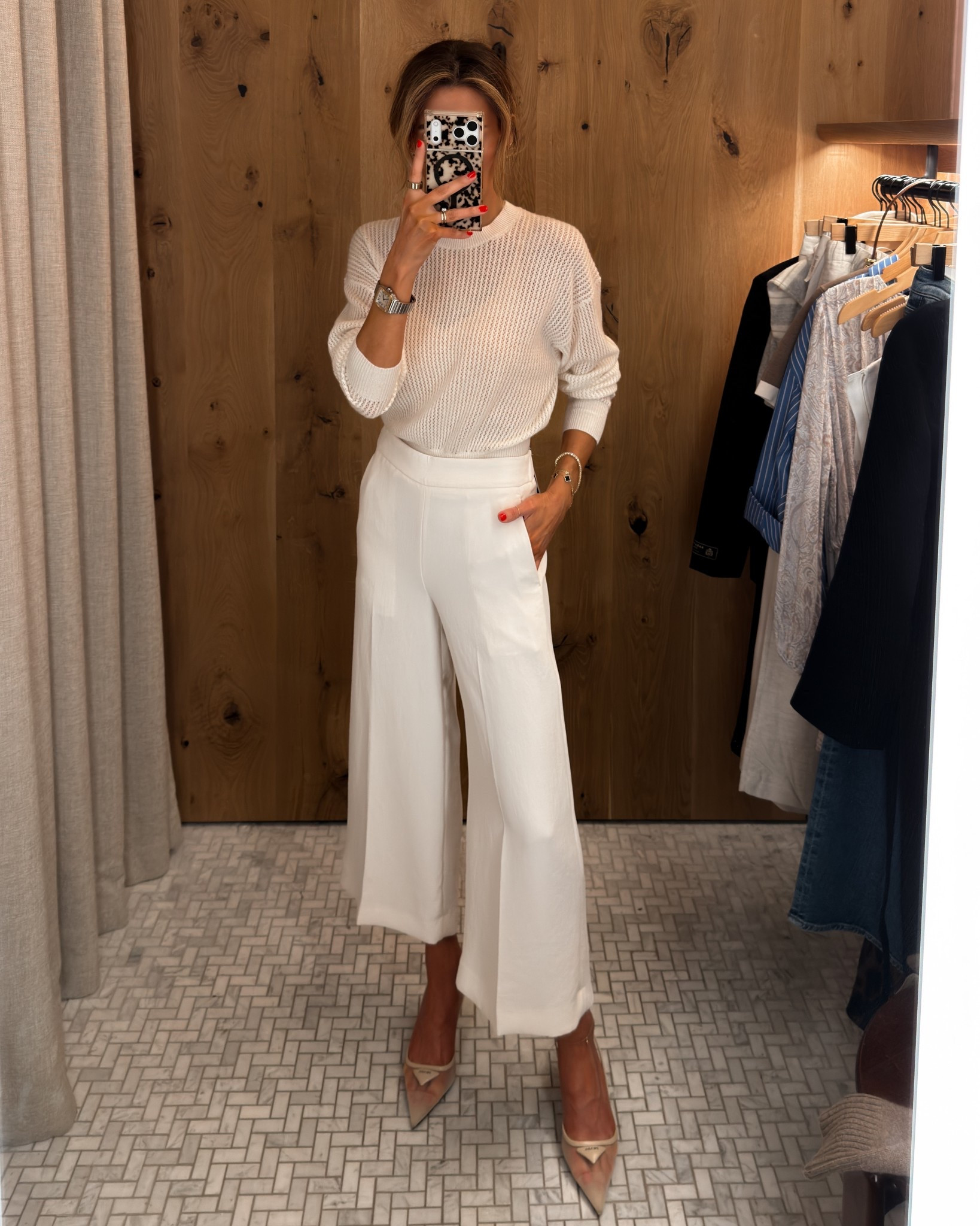 Such a good neutral look, these pants are incredibly flattering and have so much movement. The knit is so soft and feels very elevated. 2/XS  is wear a little heel with the pants to counterweight the crop length!


#LTKSeasonal #LTKootd #LTKOver40