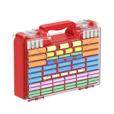 Aoibox Large Battery Organizer Storage Case with Tester, Holds 185 Batteries, Double-Sided Fireproof Splash-Proof, Red, 14.17x9.05x3.5 in | Target