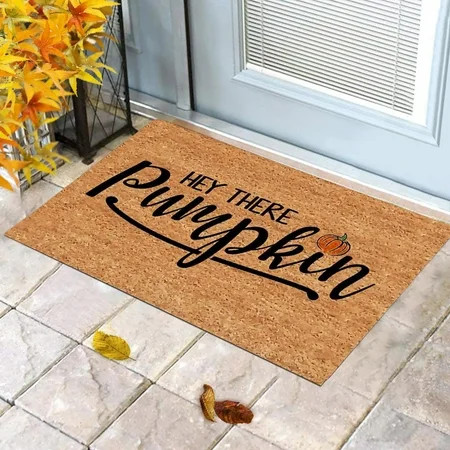 WEPRO Pumpkin Doormat Pumpkin Decor Funny Door Mat Fall Welcome Mat Fall Decor Rug | Walmart (US)