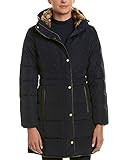 Cole Haan Women's Taffeta Down Coat with Bib | Amazon (US)