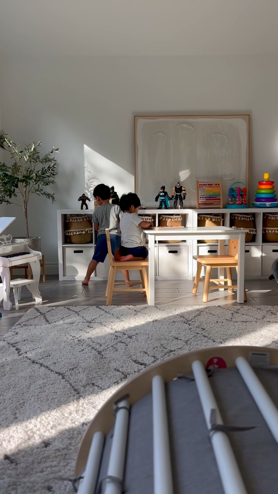 Playroom organization in my home ! My cube organizer and baskets are all from Walmart! #walmarthome 

#LTKVideo #LTKSeasonal #LTKhome