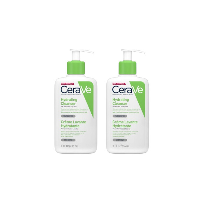 CeraVe - Hydrating Cleanser For Normal To Dry Skin - 236ml (2ea) Set | Stylevana