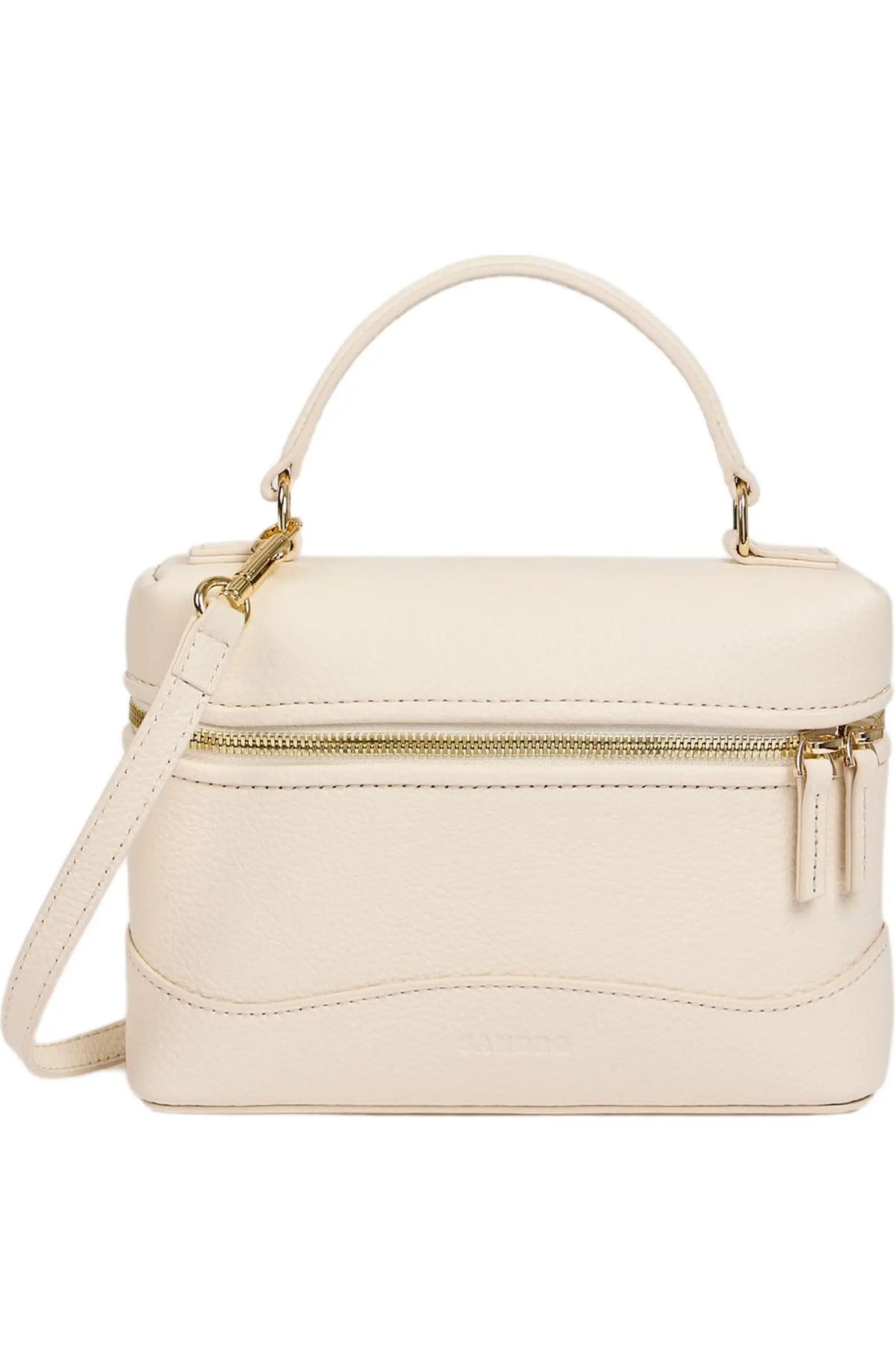 SANDRO Grained leather Tangolino bag | Nordstrom | Nordstrom
