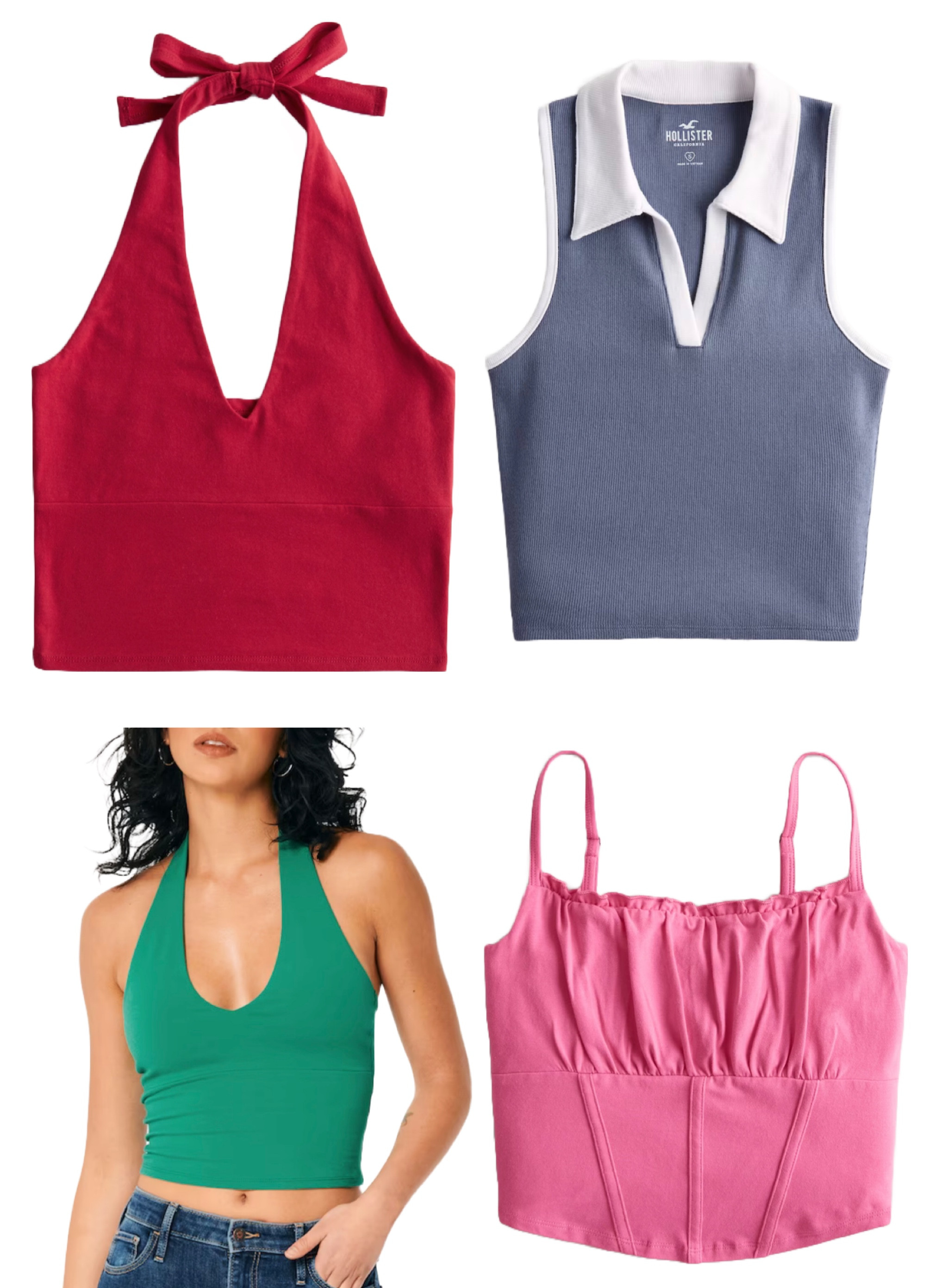 Summer tops under $20 at Hollister 

#LTKSeasonal #LTKsalealert #LTKunder50