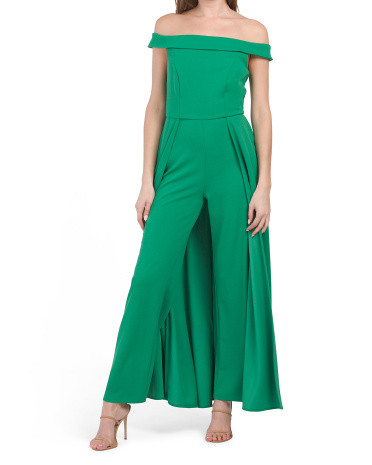 Off The Shoulder Skirted Back Jumpsuit | Marshalls