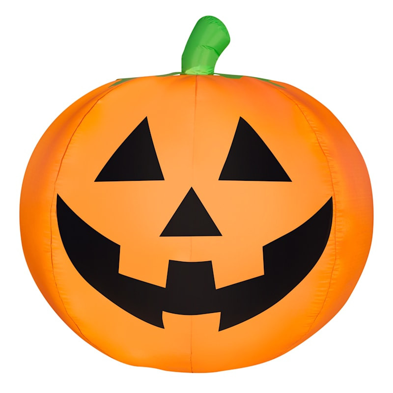 Inflatable Halloween Jack-o'-Lantern, 5' | At Home
