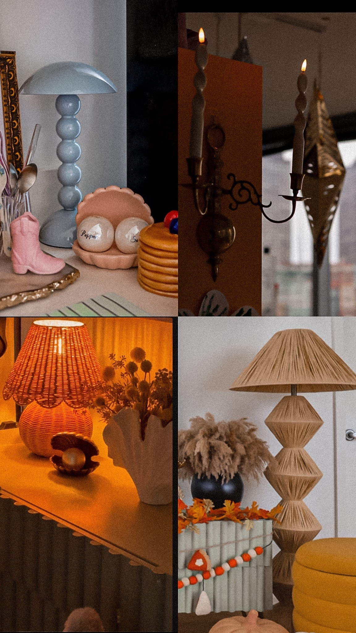 LED lights, lamps, and candles 